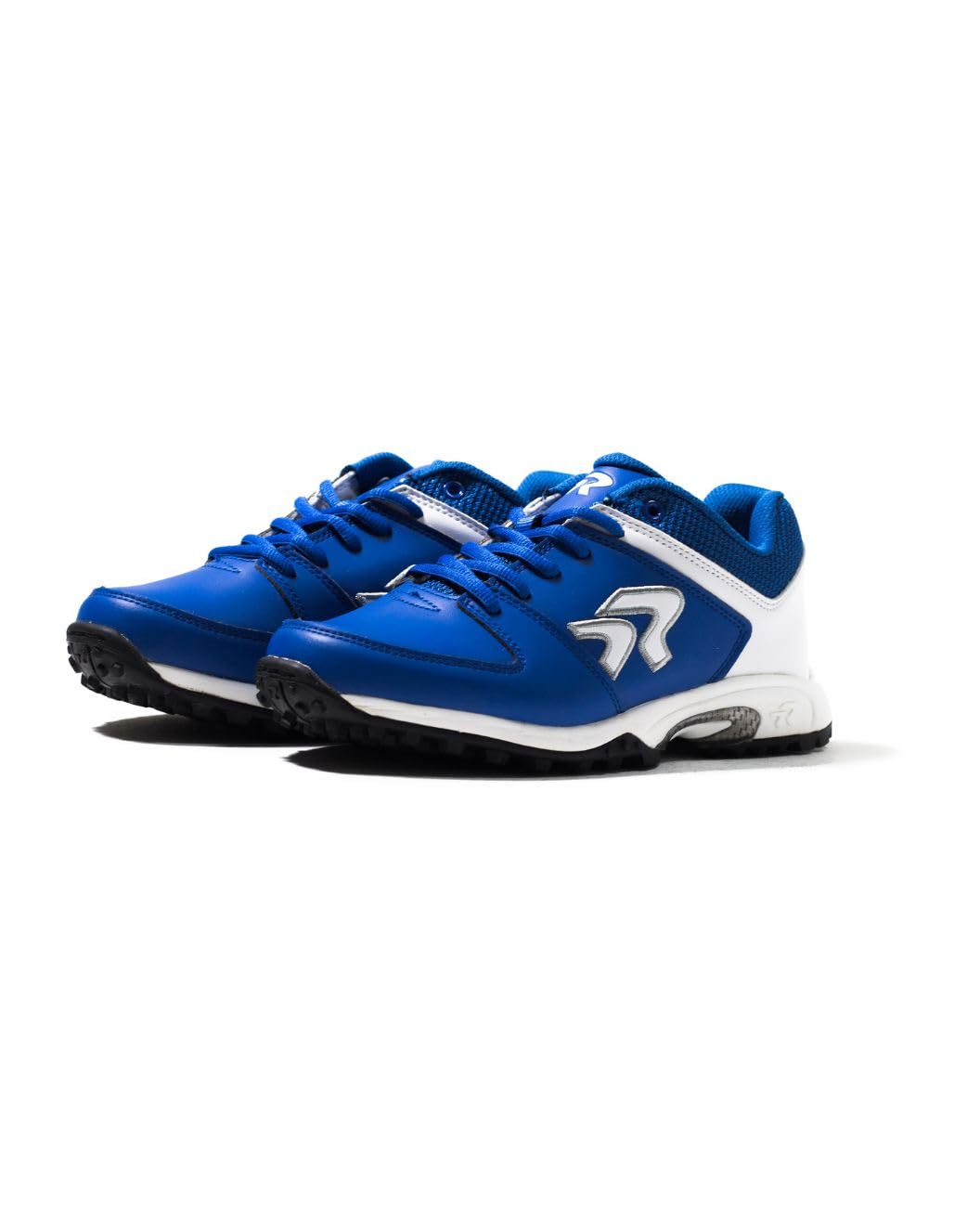 Ringor Flite Softball Turf Shoes - Lightweight and Durable Softball Shoes for Women - Royal and White - Size 7.5