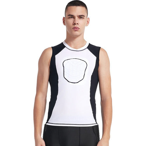 Sports Protective Vest with Cushioned Pads for Training