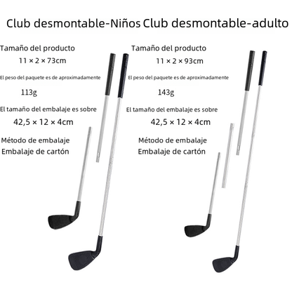 Children's Golf Set with Metal Clubs for Outdoor Fun