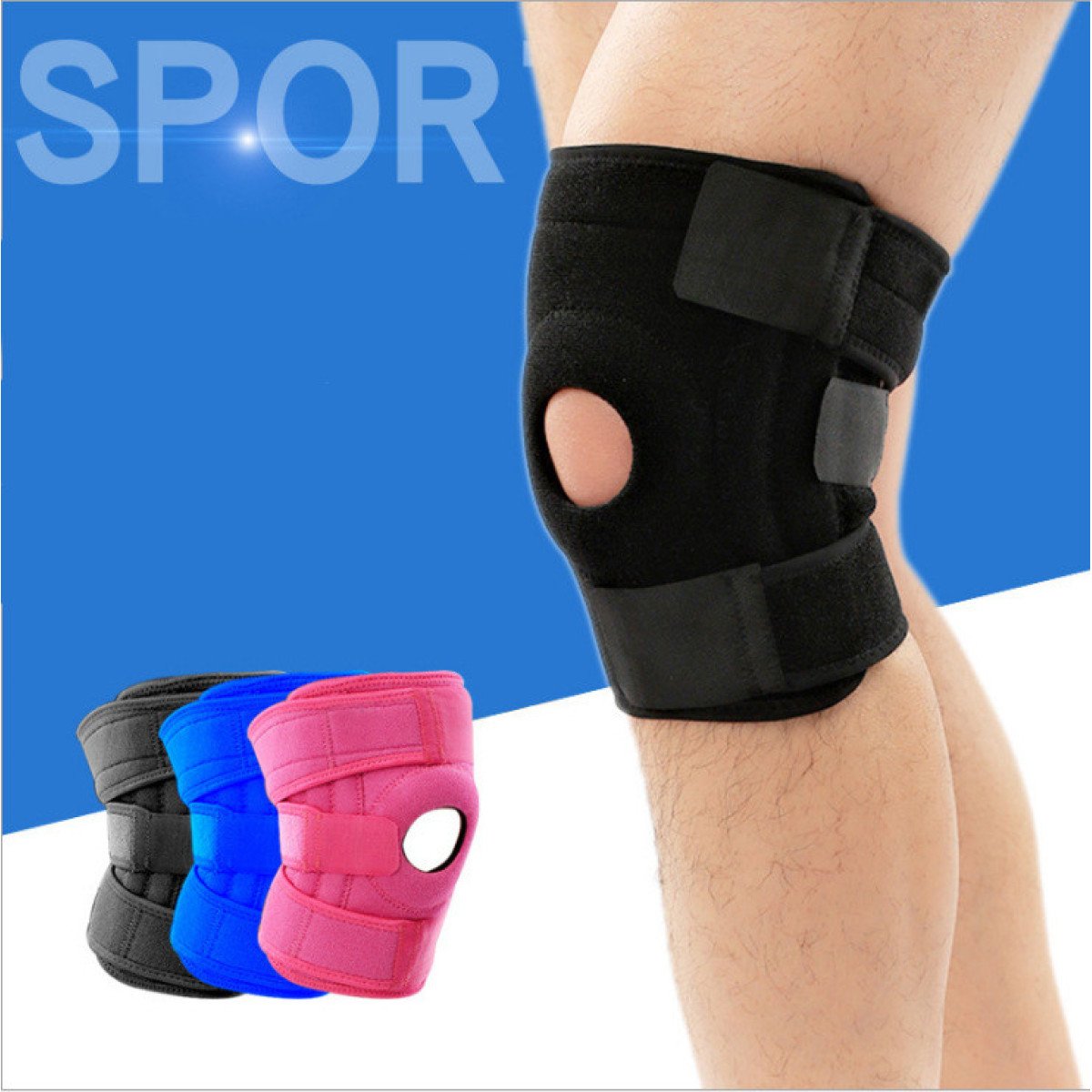 Silicone Non-Slip Sports Knee Pads