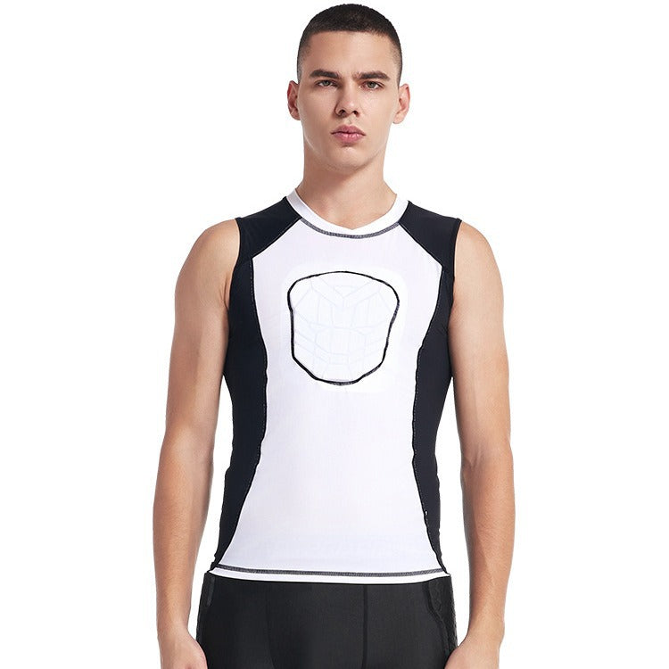 Sports Protective Vest with Cushioned Pads for Training