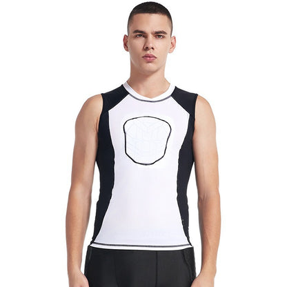 Sports Protective Vest with Cushioned Pads for Training