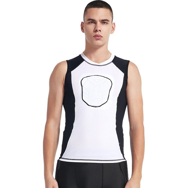 Sports Protective Vest with Cushioned Pads for Training